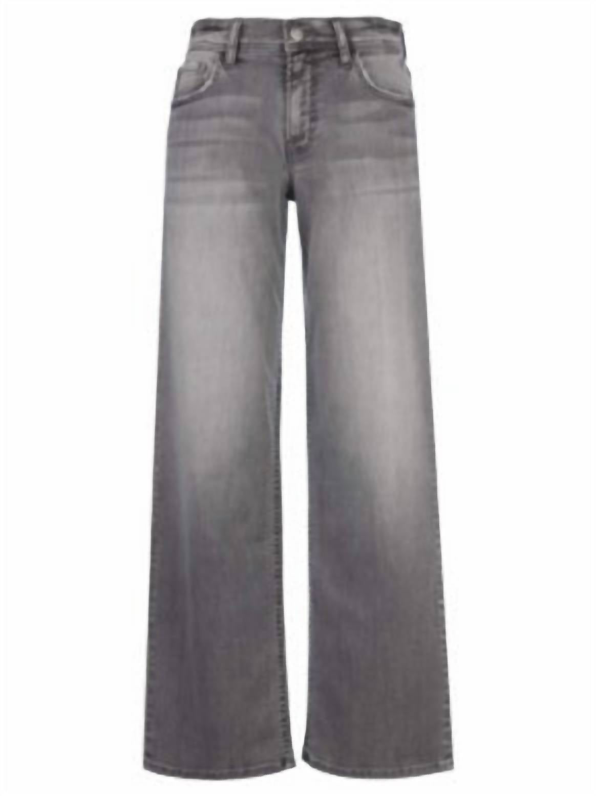 KUT FROM THE KLOTH Women's Charlote Mid Rise Regular Hem Jean in grey - women's jeans
