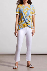 Tribal - Knot Hem Roll Sleeve Tee