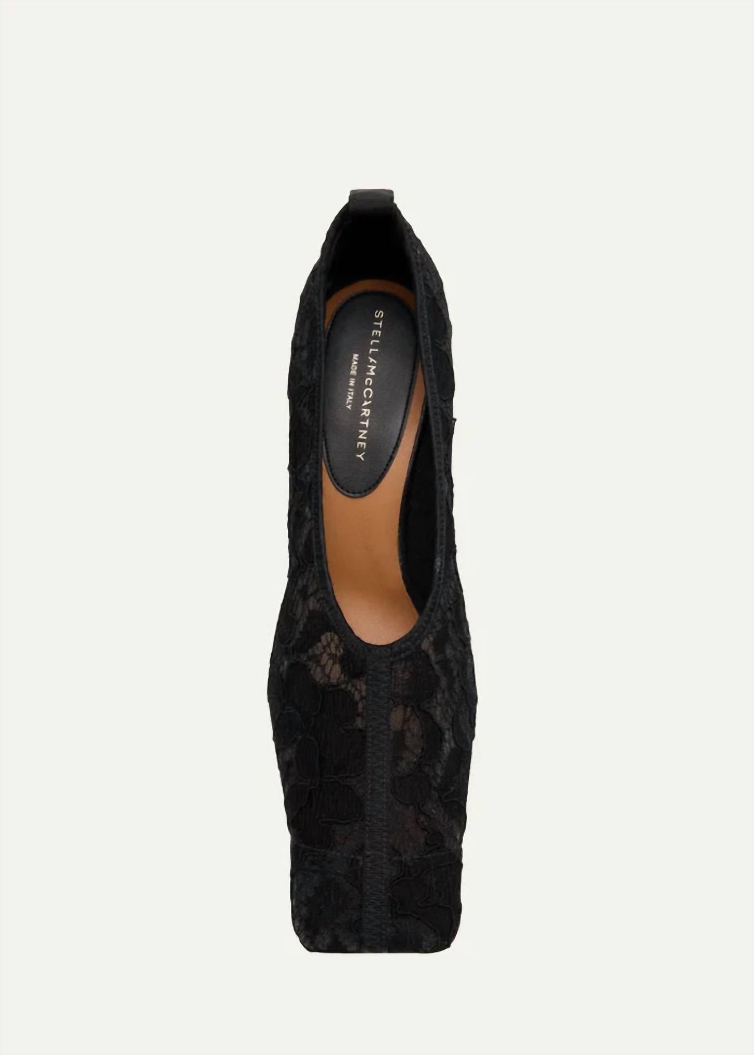 Stella Mccartney - Women's Lace On Mesh Pump