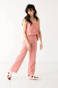 Salua - Woven High Waisted Pants