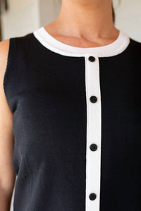 Elle Grey Easy Like Sunday Morning Mini Dress in black - women's dress - alternate view