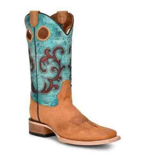 Corral - Women's Embroidery Square Toe Boots