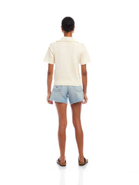 Fifteen Twenty - Evie Knit Polo Top