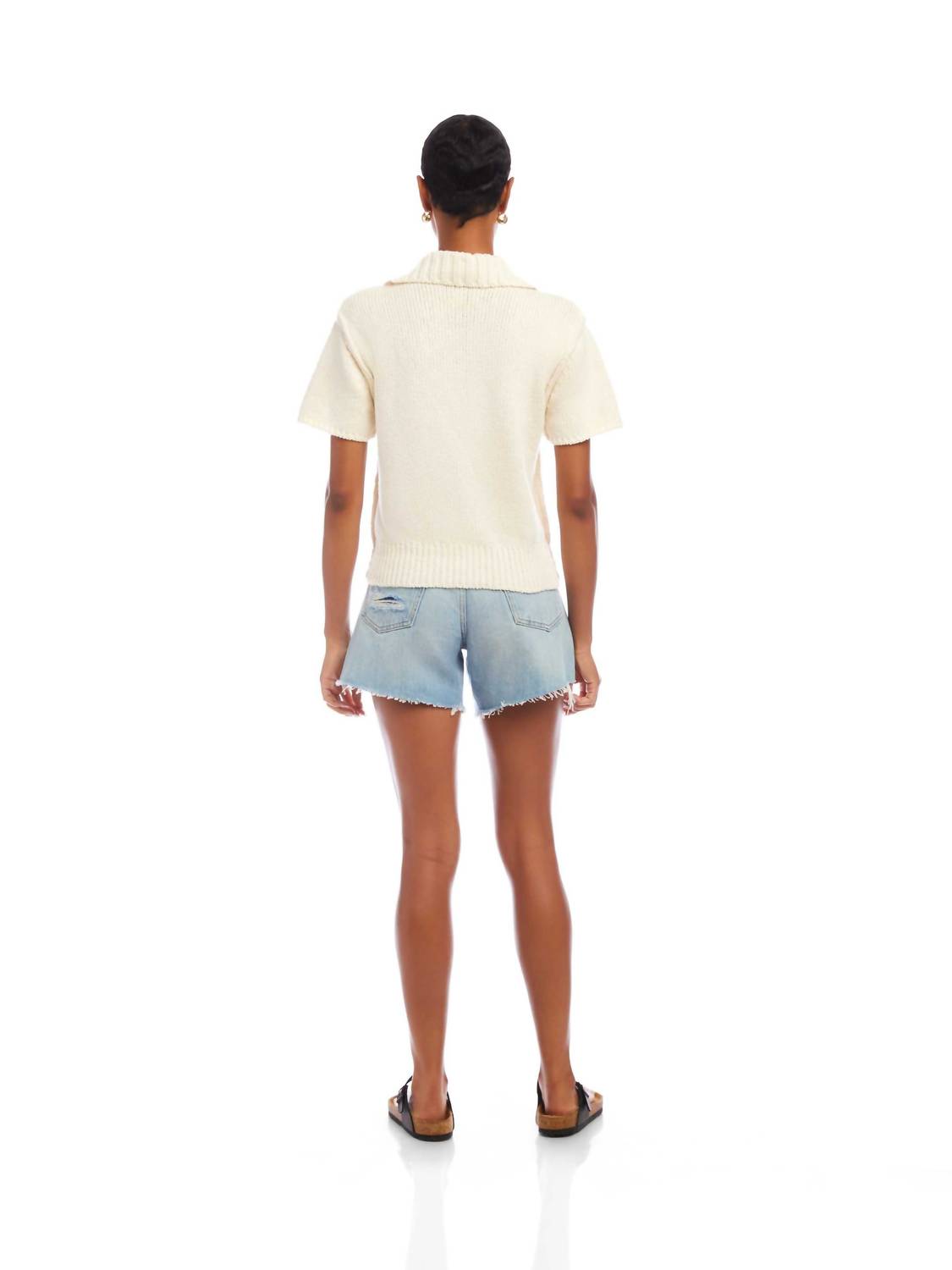 Fifteen Twenty - Evie Knit Polo Top