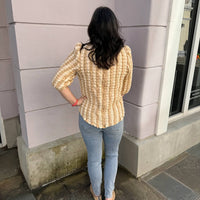 Voy - Multi Color Puff Textured Top