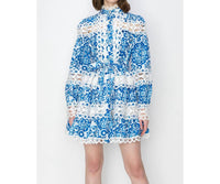 Ina Fashion - Crochet Lace Mini Dress