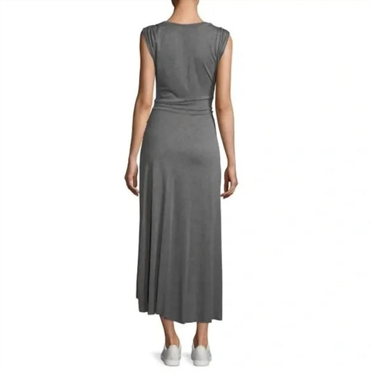 A.L.C. - Emile Cap Sleeve Knot-Front Asymmetric Dress