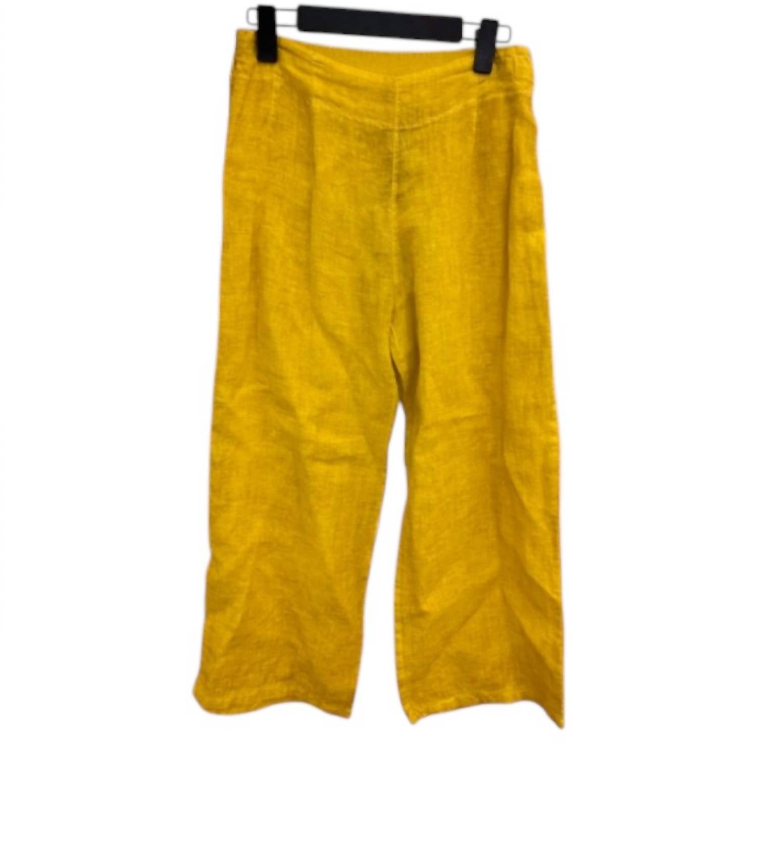 Tempo Paris - Women's Crop Linen Pant
