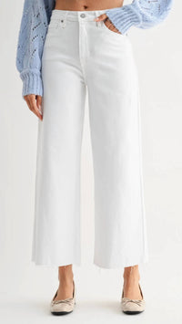 Just Black Denim - High Rise Scissor Cut Wide Leg Jeans