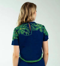 Never A Wallflower - Palermo Embroidery Top