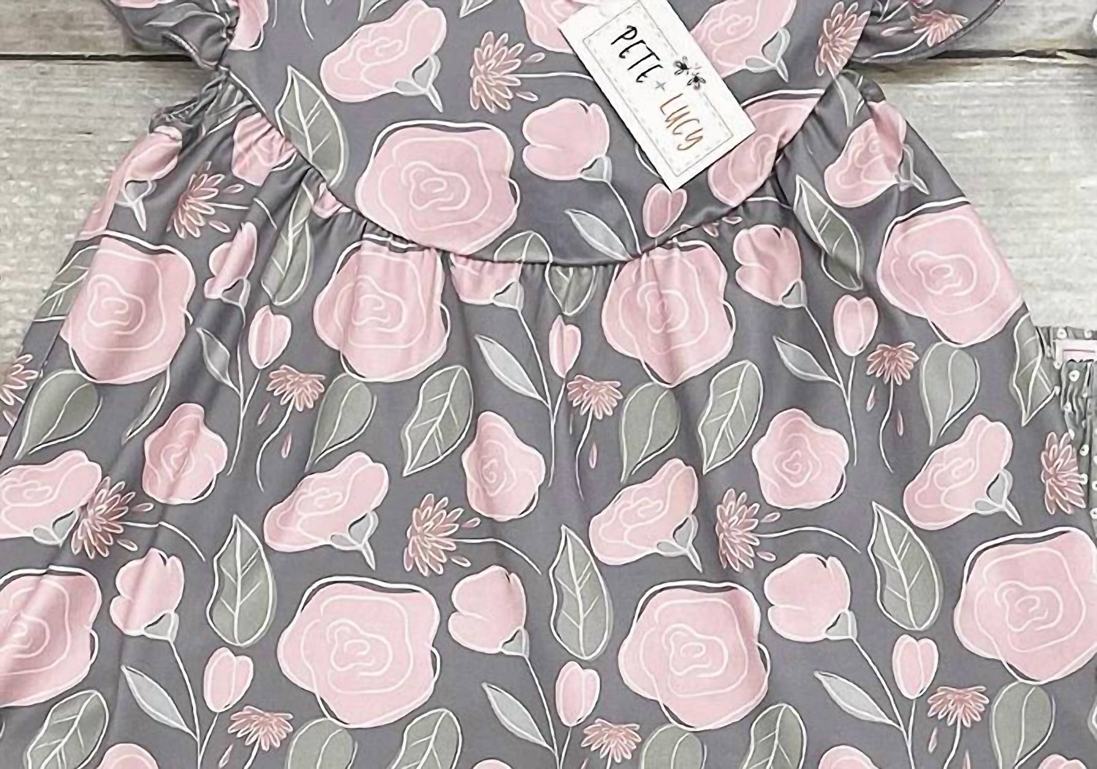 Pete + Lucy - Girls Garden Pant Set