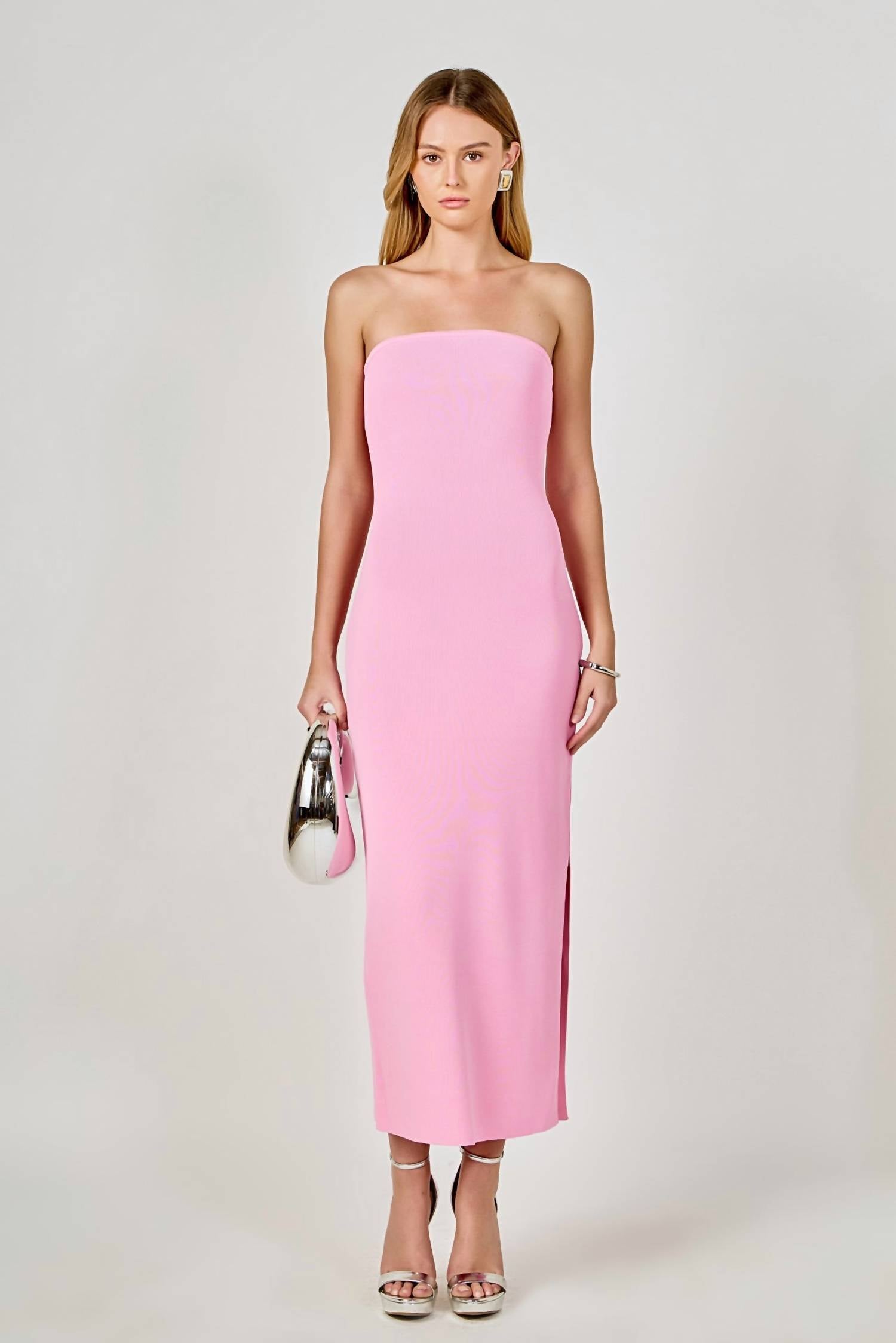 Endless Rose - Curved Knit Midi Dress