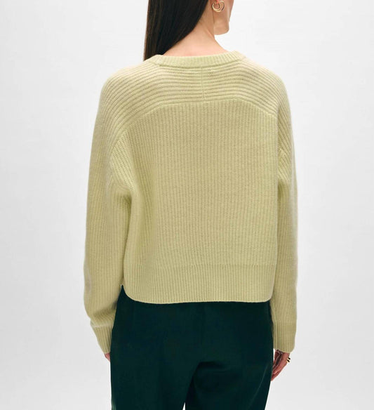 White + Warren - Cashmere Saddle Sleeve Crewneck Sweater