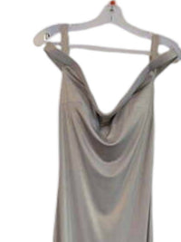 Jasz Couture - Women's Chic Floor-length Dress With Soft Drape Detail