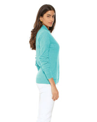 Monticelli Cashmere - Women's Pure Cashmere Zip Cardigan