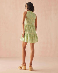 OMIKA Elsie Mini Dress in laila agave - women's dress - view 4