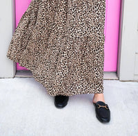 Les Amis - Three Layered Animal Printed Skirt