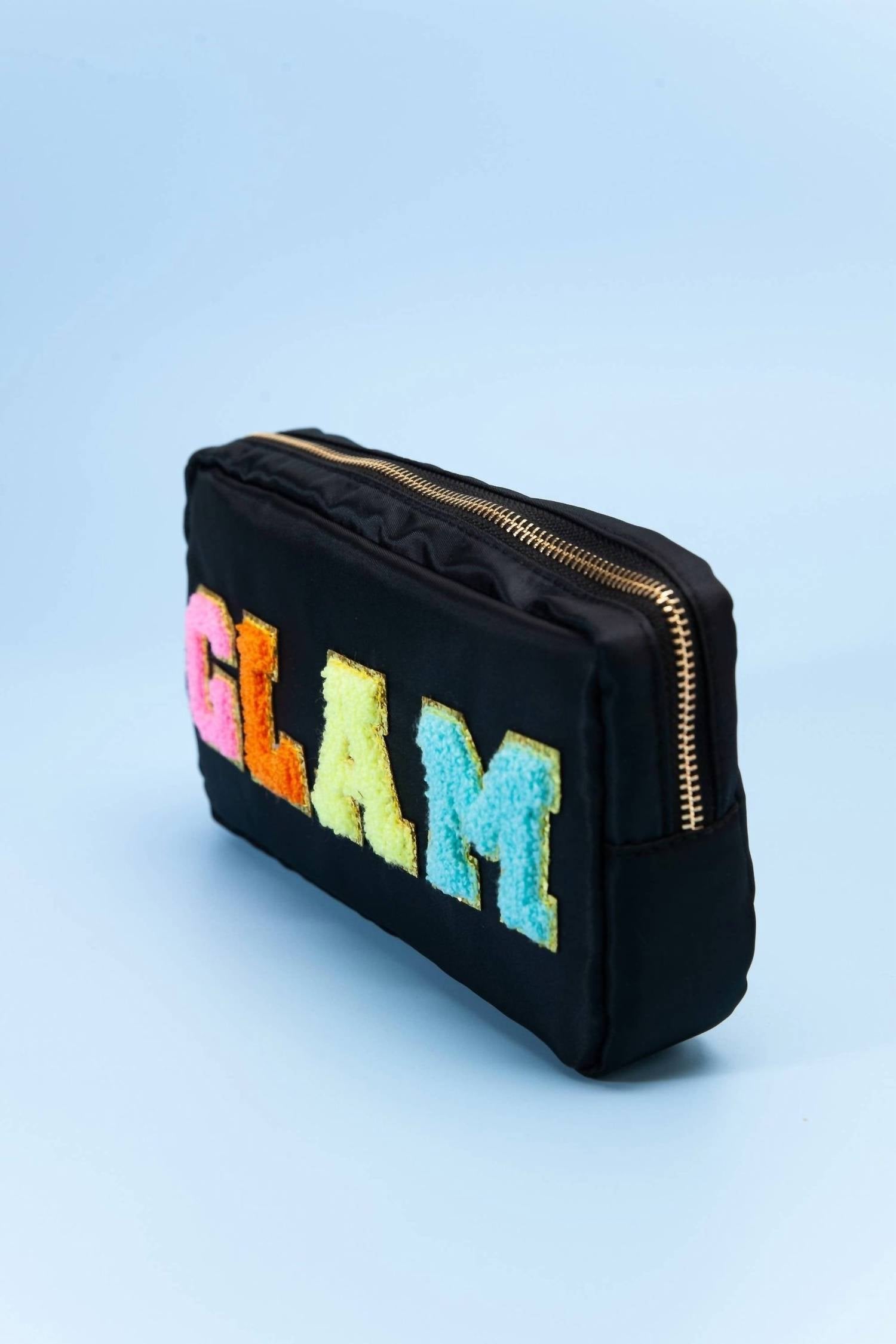 Josslyn By Wall To Wall - Women's Glam Patch Cosmetic Pouch