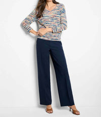Nic + Zoe - Marissa Mixed Up V-neck Sweater