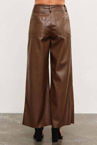 Mustard Seed - Paula High Waisted Leather Pants