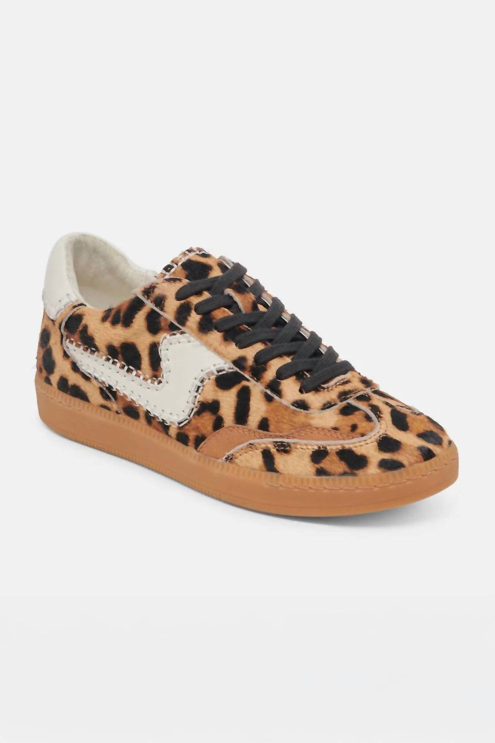 Dolce Vita Women's Notice Stitch Sneaker in dark leopard calf hair 2 - women's sneaker