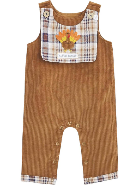 Mudpie - Baby's Corduroy with Reverse Bib Overall