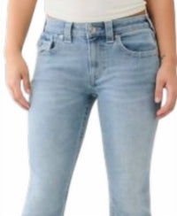 TRUE RELIGION Becca Bootcut Jeans in aqua marine - women's jeans - detail view