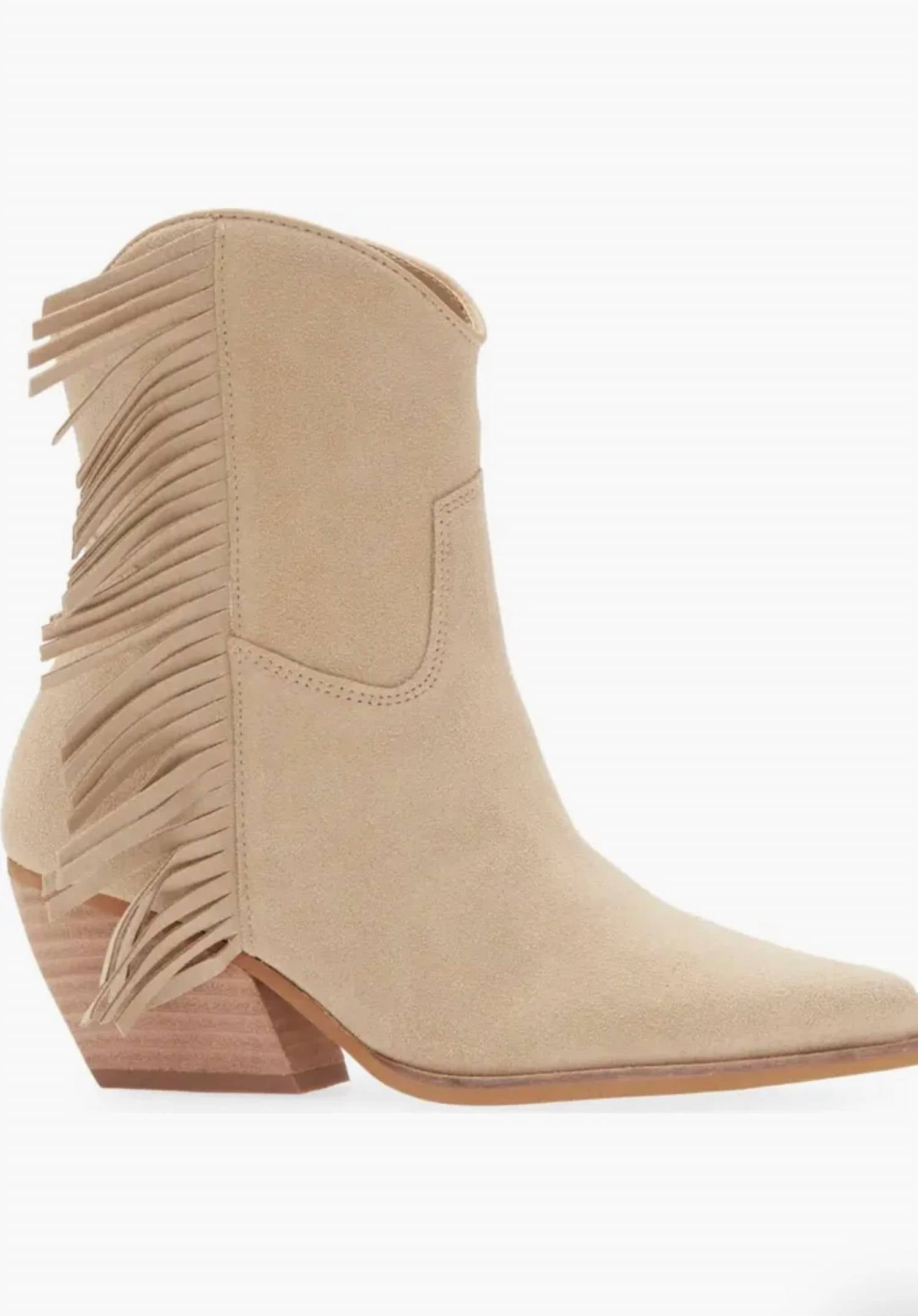 Steve Madden - Women's Wolfer-f Fringe Western Bootie