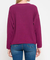 Cotton Lani - Stone Washed Patch Sweatshirt