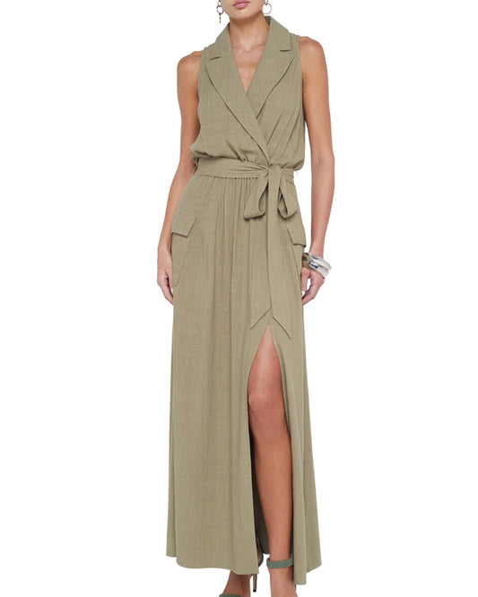 L'Agence - Mayer Military Maxi Dress