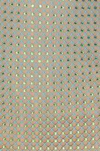 self-portrait Mint Hotfix Fishnet Keyhole Maxi Dress in green - women's dress - view 4