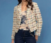 Oolala - Confetti Boucle Open Jacket