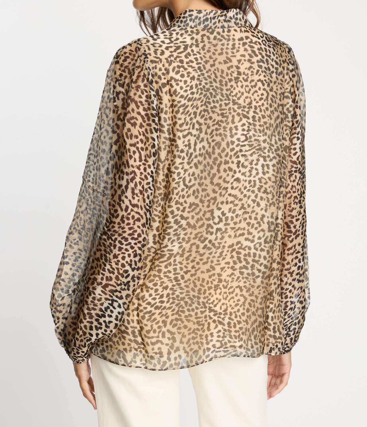 CABALLERO Presley Top in golden leopard - women's blouse - view 4
