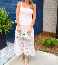 Lucy Paris - Rosalie Peplum Lace Dress