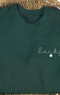 Par.Tees By Party On - Women's St. Patrick's Day Lucky Sweatshirt