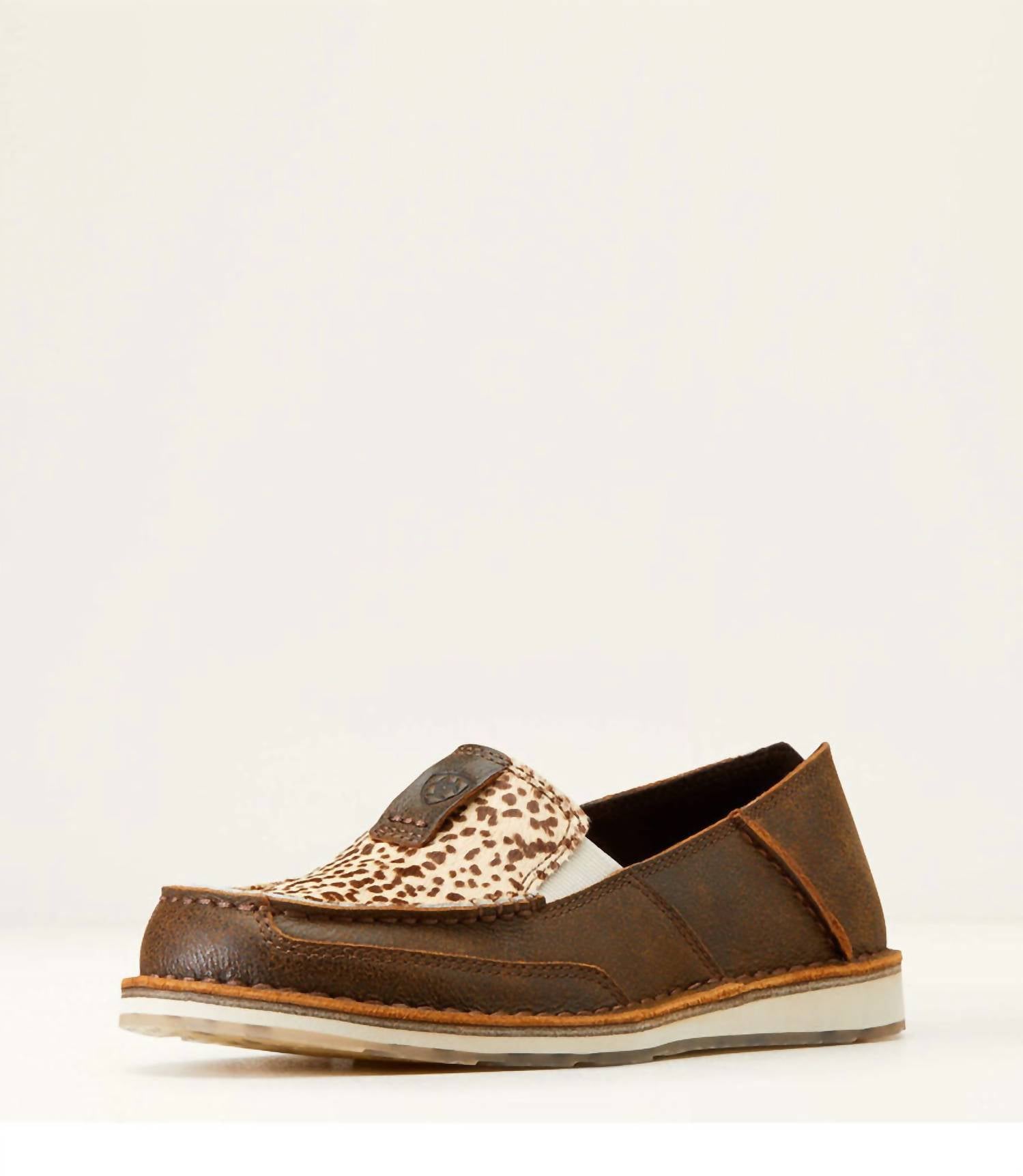 ARIAT Women's Cruiser Shoe in vintage bomber - women's flats - detail view