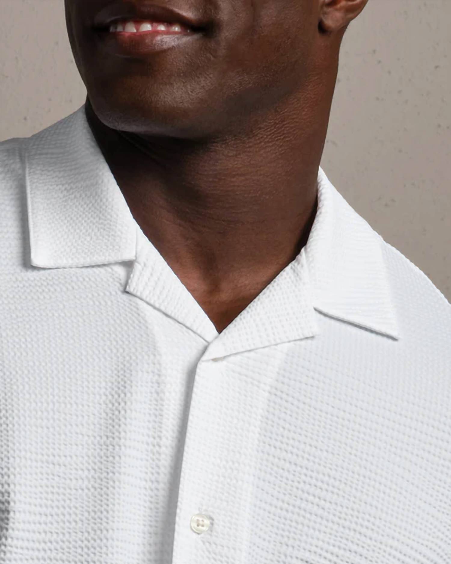 Rhone - Commuter Seersucker Camp Collar Shirt