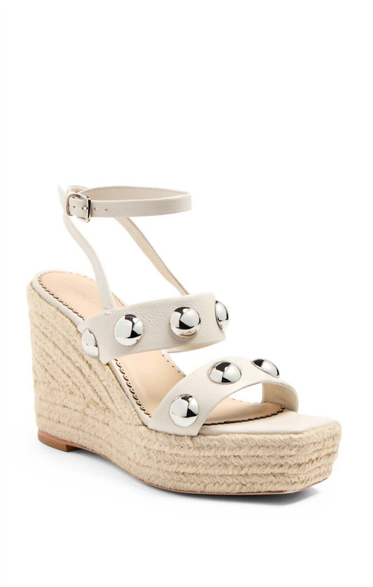 Cinq A Sept - Women's Georgia Studded Wedge Espadrille Sandal