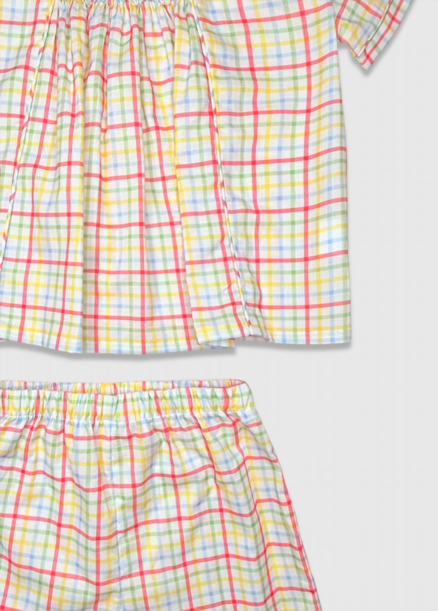 Percy & Tyne - Boy's Smocked Graham Short Set
