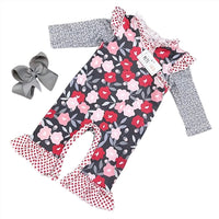 Pete + Lucy - Girls I Love Poppies Romper