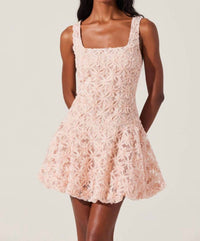 Astr - Fable Floral Bubble Mini Dress
