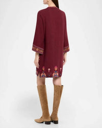 Johnny Was - BRANDI GAUZE TIE FRONT KIMONO DRESS