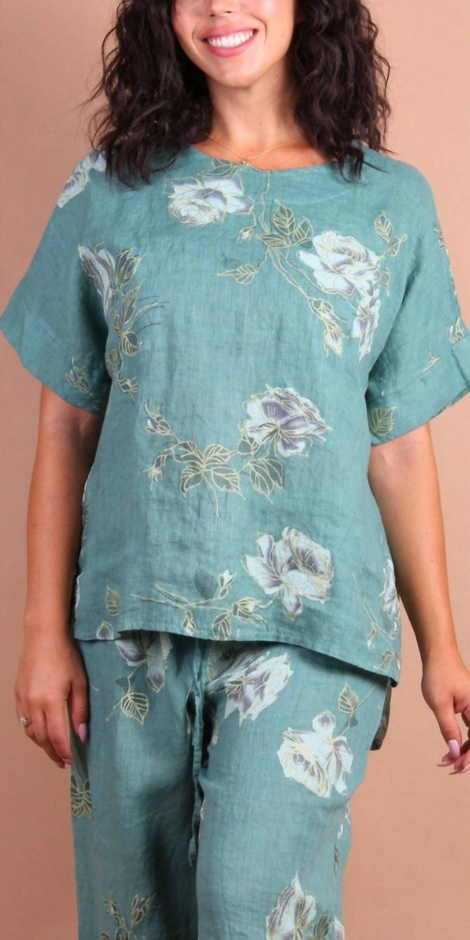 Gigi Moda - Sanremo Linen Top