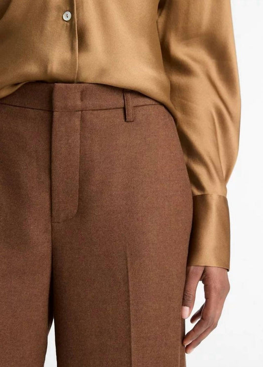 Vince - Wool-blend Mid-rise Culotte Pants