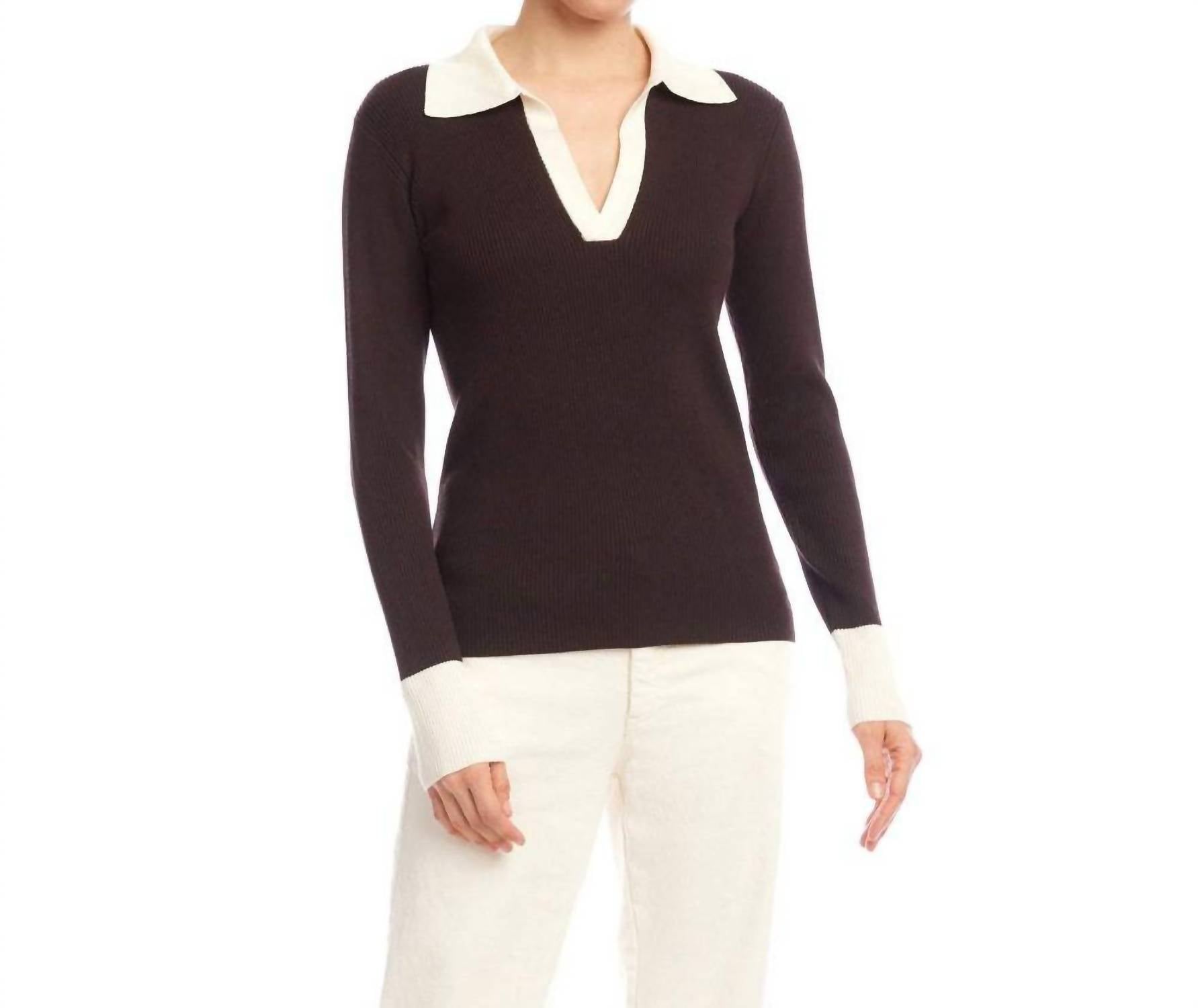 Karen Kane - Polo sweater