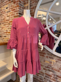 Faherty - Dune Cotton Gauze Kasey Mini Dress