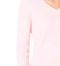 Escape By Habitat - Waffle Knit Hi Lo V Neck Top
