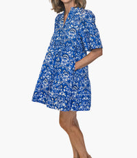 Sugarlips - Lulu Split Neck Shift Dress