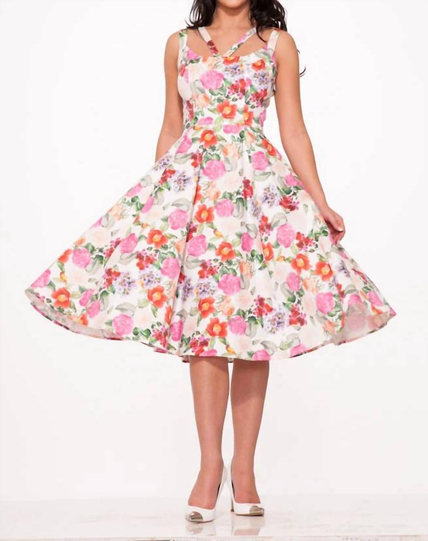 Orchid Bloom - Jolie Swing Dress