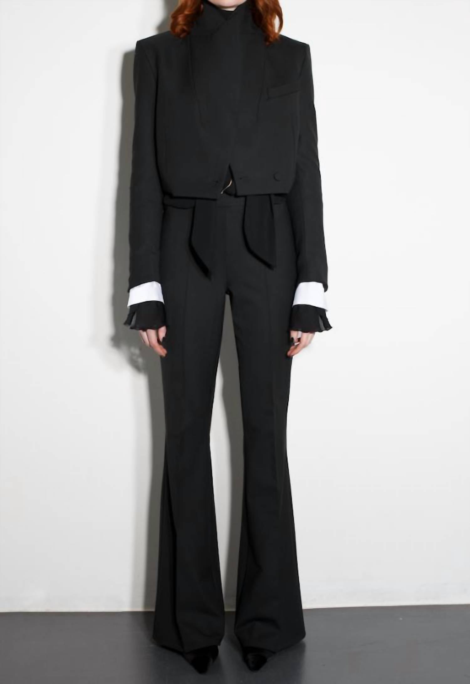 Alberto Audenino Mirta Pant in black - women's pants